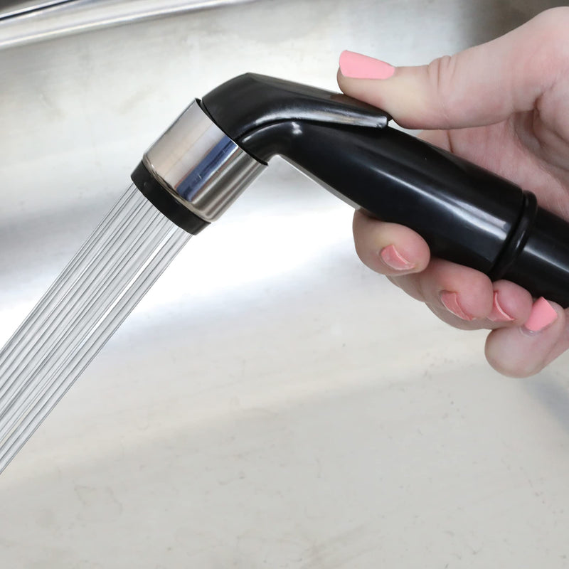 Danco 10345 9D000 Faucet Side Spray Head, Black
