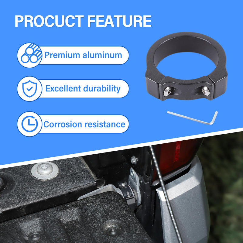 Daeiclru Tailgate Anti-Theft Lock Compatible with Toyota Tacoma 2024 2025 2026, Tailgate Security Device Truck Bed Tail Gate Lock 4th Gen Tacoma Accessories (Black) Black
