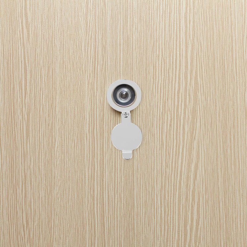 4 PCS Peephole Cover,Door Viewer Privacy Cover Door Viewer Lid Enhanced Privacy for Home Office Hotel Apartment Dormitory 5.5X2.2X0.5CM Silver