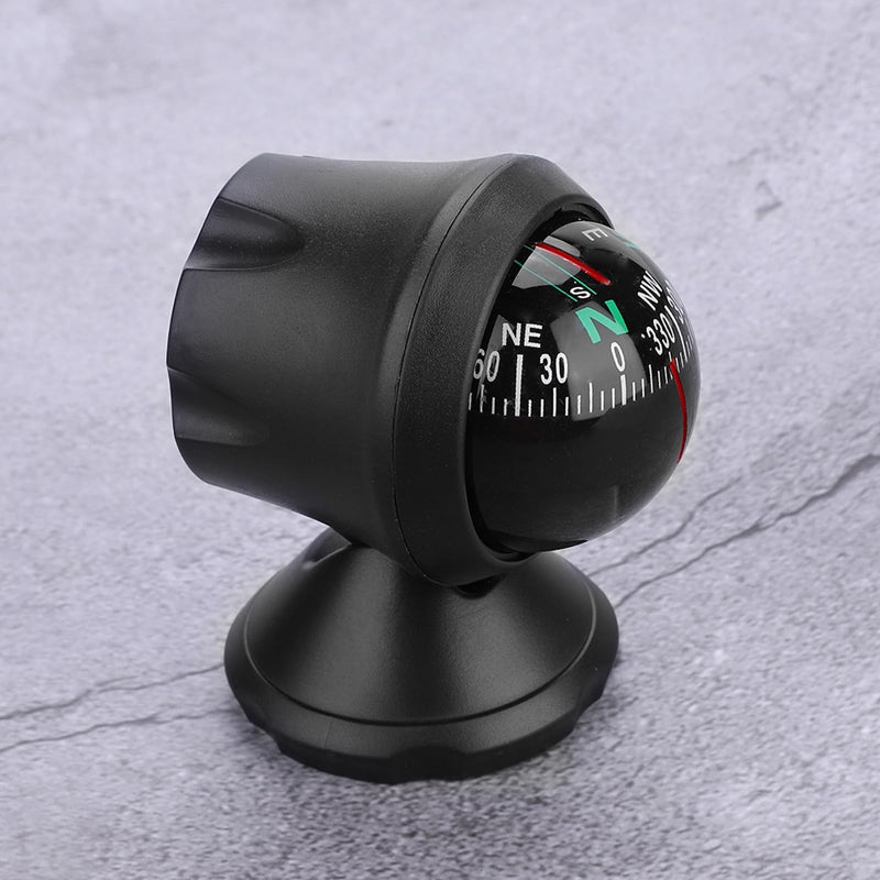 Gegong Adjustable Night Vision Compass for Boats Vehicles Black Marine Ball Compass
