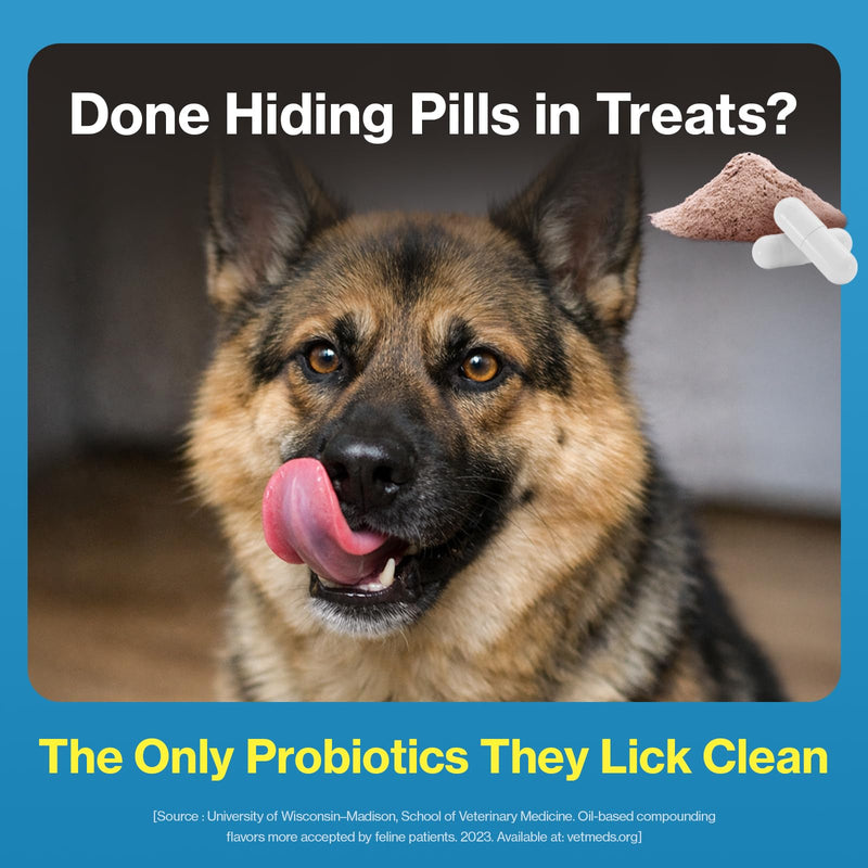 Doctor By Squeeze Probiotics for Dogs Gut Health Immunity Skin&Allergy Care Diarrhea Relief Digestive Stomach Support with L. crispatus KT-11 Lickable Paste Formula Individually Packaged, Chicken