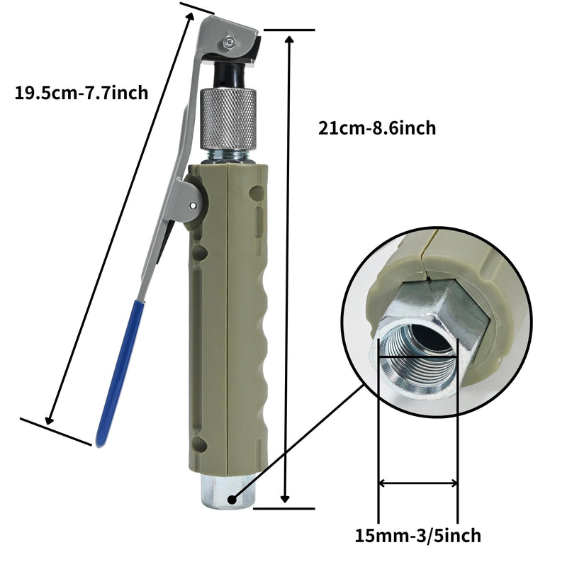 Sand Blaster Gun, Sandblasting Gun with 4X Ceramic Tip Abrasive Sandblaster Gun Kit with Nozzles (2/2.5/3/3.5mm) to Deburr Remove Rust Paint Stain