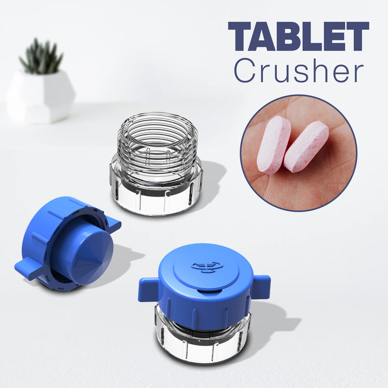 Tablet Crusher Pill Grinder Tablet Pulverizer Medicine Crusher in Powder Form for Great for Feeding Tube Use, Pets Or Easier Medicine Intake for Kids (Pack of, 1)