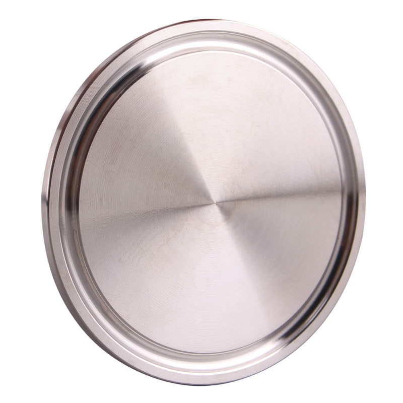 DERNORD Sanitary End Cap fits Tri-Clamp Ferrule Flange Stainless Steel 304 Fitting Clamp (2" (51mm) Tube OD) 2" (51mm) Tube OD