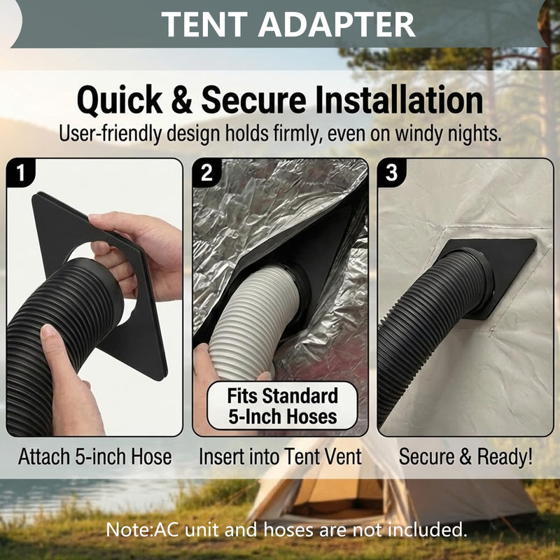 For Ecoflow Wave 2&3 Tent Adapter-Air Conditioning Hose Adapter