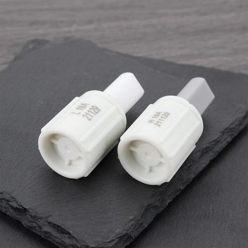 SING F LTD 2 Pairs Plastic Rotary Damper Hinge Left & Right for Toilet Seat Damping Soft Closing System