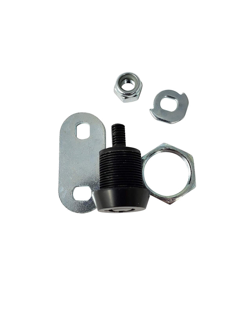 Admiral Locks Tubular Cam Lock, Keyed Alike Removable Key RV Compartment Storage Lock Cabinet Locks (Black Pack of 5, 5/8" 90°) Black Pack of 5 5/8" 90°