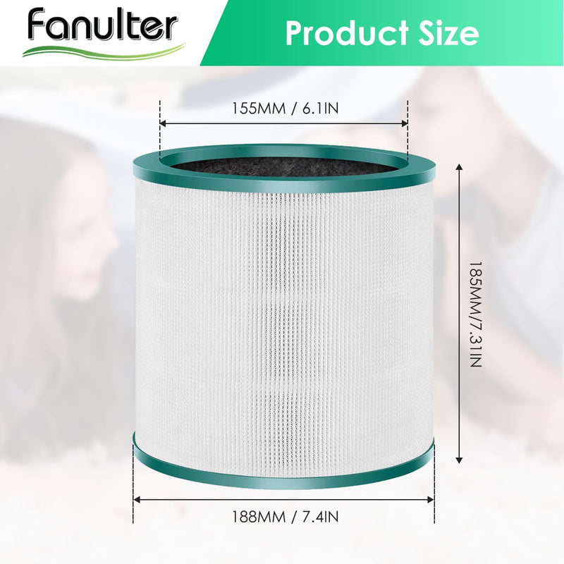 Fan Filter Replacements for Dyson Tower Purifier TP01 TP02 BP01