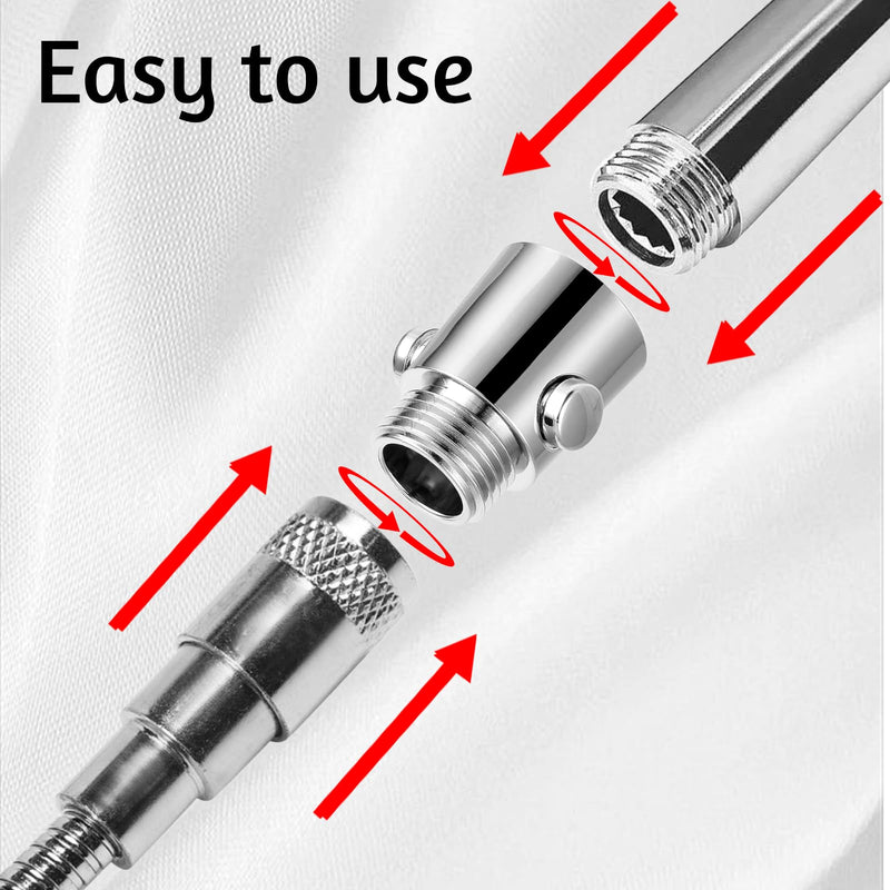 cobee 2 Pack Shower Head Shut Off Valve, G1/2'' Water Flow Control Valve Volume Adjust Valve, Universal Size Water Shut Off Valve for Shower Arm and Hose or Bidet Sprayer(2Pcs) 2Pcs