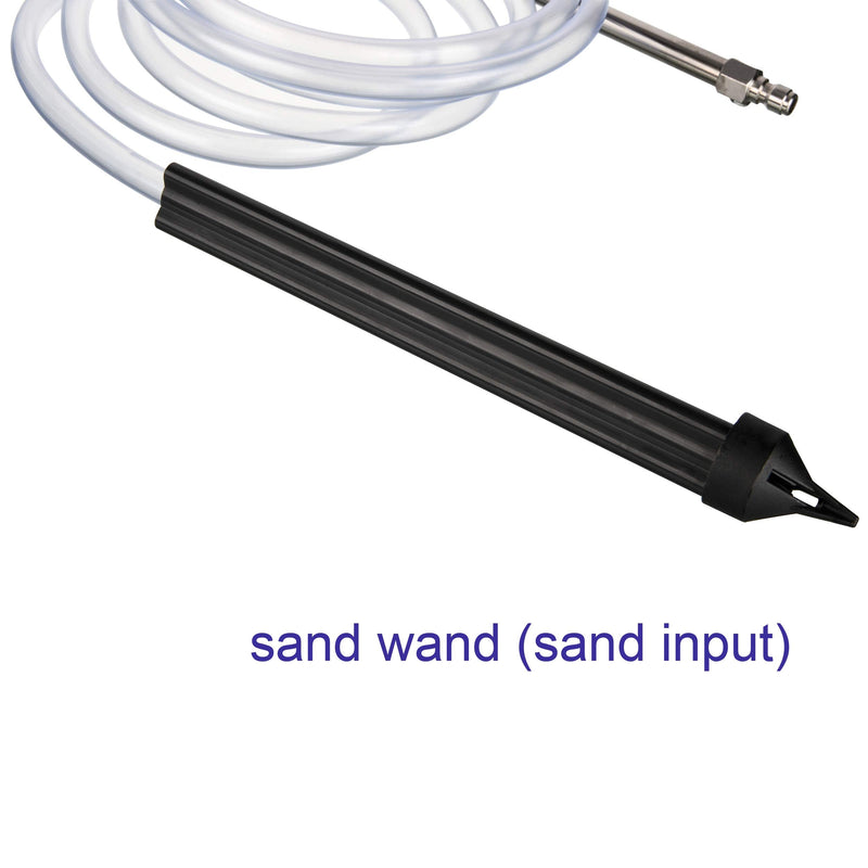 Tool Daily Pressure Washer Sandblasting Kit, Wet Sandblaster Attachment, 2500 PSI, 1/4 Inch Quick Connect