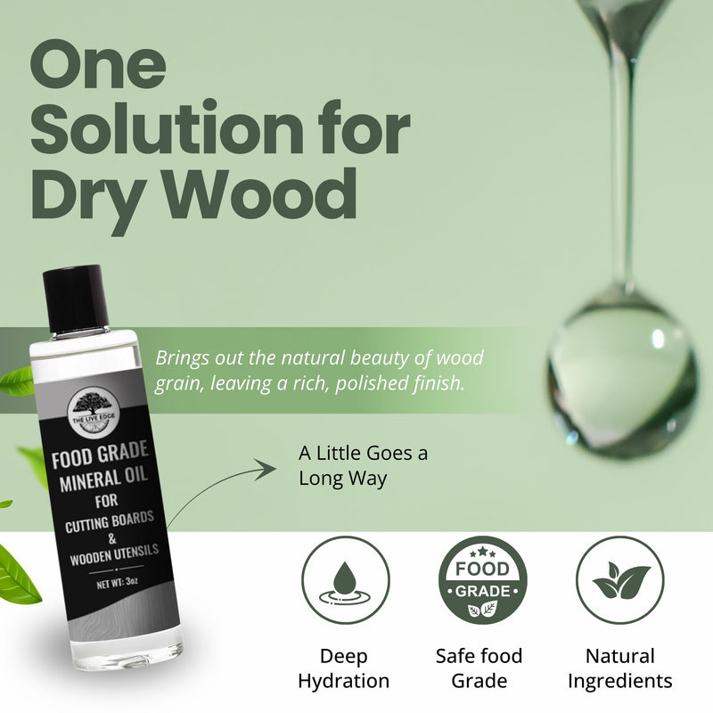 Mineral Oil for Cutting Boards and Countertop 3OZ Food Grade Mineral Oil for Cutting Board | Wood Cutting Board Oil Food Grade - NewNest Australia