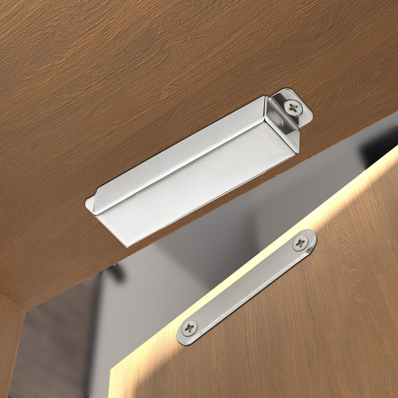 2 Pack | Heavy-Duty Magnetic Door Catch - 90lb Pull Force, Stainless Steel, Anti-Rust, Ideal for Screen Door, Pantry Door, Barn Door and RV Doors. Large-90Lbs 2