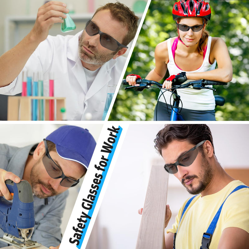 Safety Glasses for Men Women ANSI Z87.1 Safety Glasses Bulk Protective Eyewear Scratch-Resistant 118 30 Mixed - NewNest Australia