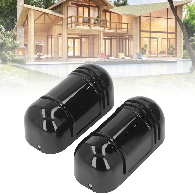 Outdoor Infrared Beam Sensor Intrusion Alarm Photoelectric Motion Detection System for Villas Factories Residential Areas and Schools (100m/328.1ft) 100m/328.1ft