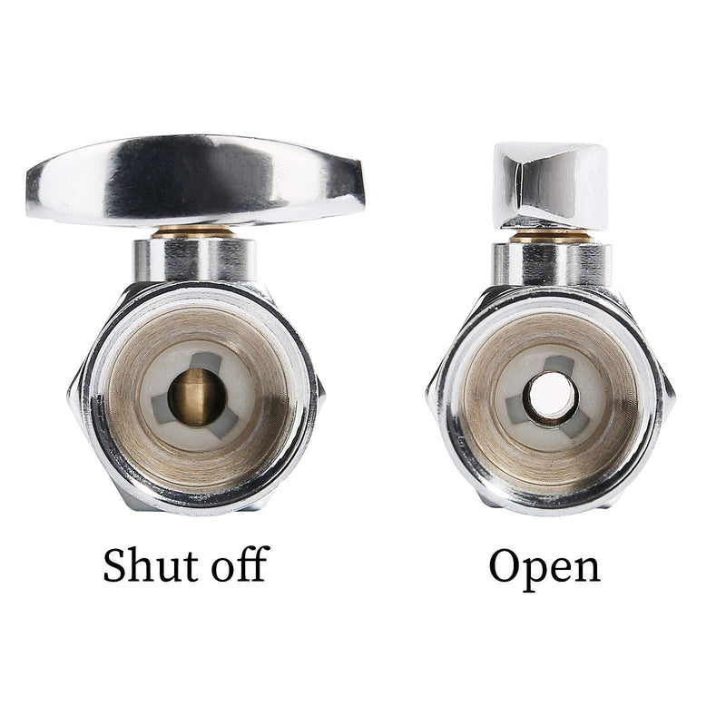 Watflow Water Shut Off Valve, Shower Head Water Saver, Shower Head Flow Restrictor, Shower or Garden Water Flow Control Valve 1/2"NPT… Shower Shut Off Valve (Pack of 1)