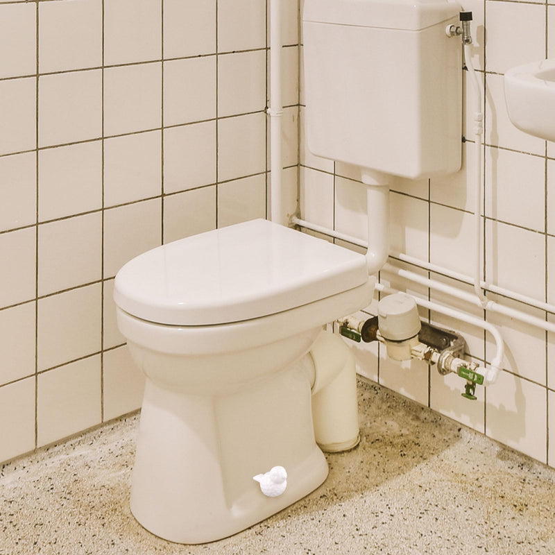 2pcs Ceramic Toilet Bolt Covers, Ceramic Cute Bird Covers Toilet Bolts Toilet Bolt Caps Easy installation Set for Bathroom Decor