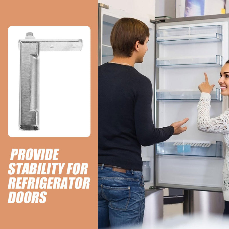 UPKOCH Automatic Door Closer Stainless Steel Freezer Door Hinge Replacement Adjustable Self Closing Refrigerator Door Hardware 4.33X2.75X0.82 Inch