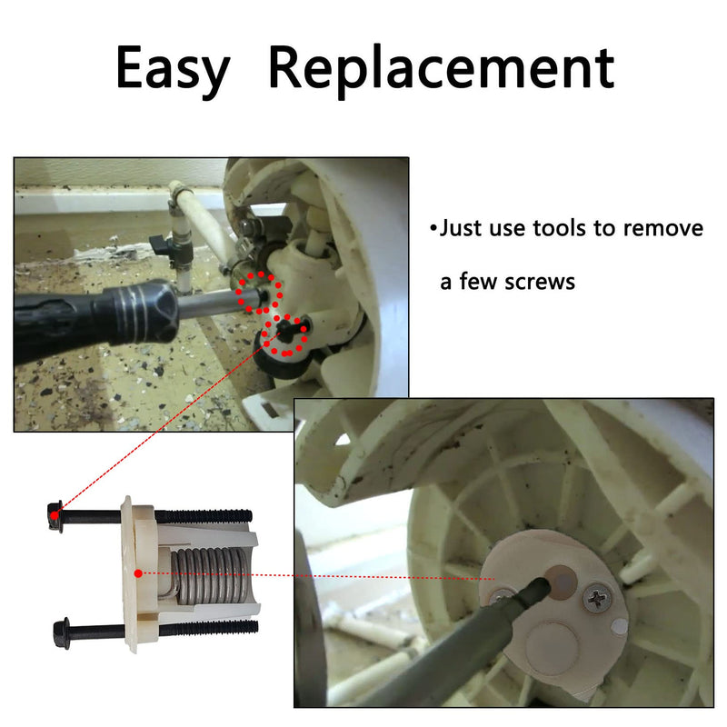 385236096 Toilet Spring Cartridge Kit Replacement for Dometic Vacuum Flushing and Traveler Models Toilets