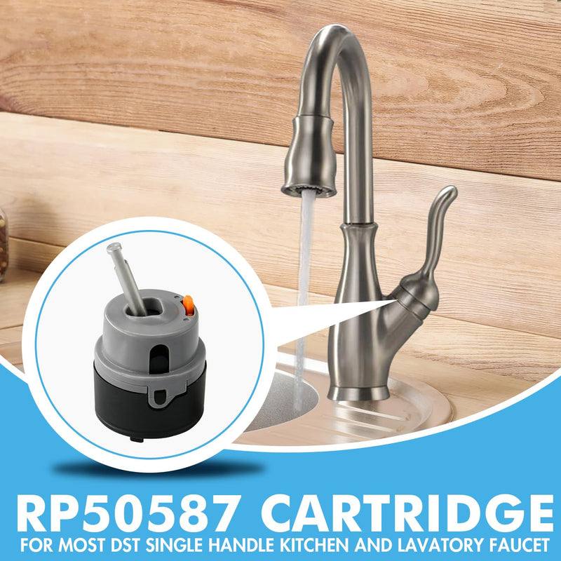 RP50587 Cartridge Replacement for Delta Single Handle Kitchen and Lavatory Faucets, Works with DIAMOND Seal Technology Models Featuring a 36 mm Motion, with Allen Wrench RP50587