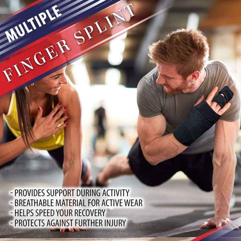 Finger Splints, Professional Trigger Finger Splint Supports Two Or Three Fingers, Hand Support, Metacarpal Support For Broken Fingers, Wrist Finger (Right Hand) - NewNest Australia