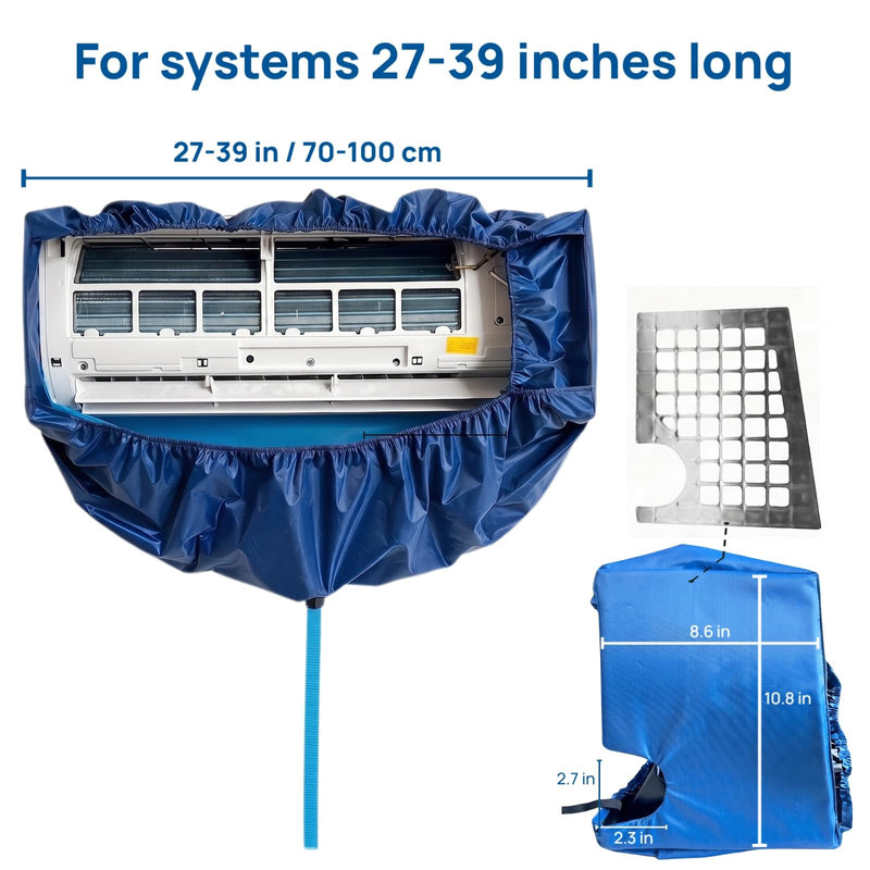 Mini Split Cleaning Kit, Fits 27" - 39" Long Indoor Units