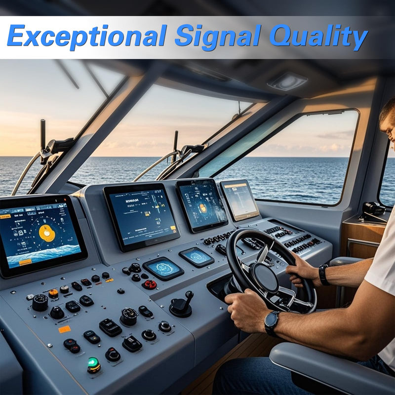 EVRBUL NMEA 2000 Starter Kit, Marine Grade NMEA 2000 Backbone Cables Drop Cables Dual Tee Connector Compatible with Lowrance Simrad Garmin Device