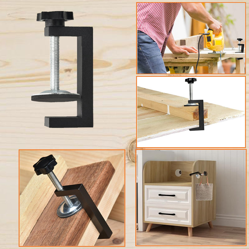 C-Clamps Cabinet Installation Clamps Heavy Duty C Clamps Mini C Clamp for Woodworking/Welding/Building 4