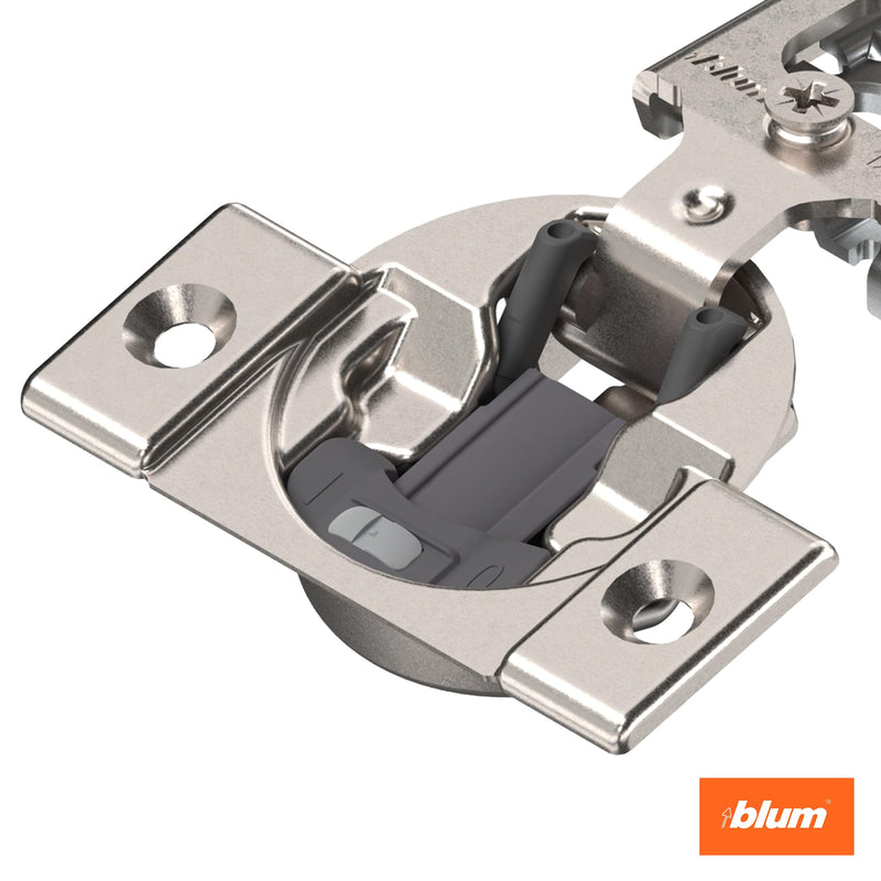 Blum Compact BLUMOTION Soft-Close Face Frame Hinge, 1/2 in Overlay, 10-Pack 10 KITS With Screws
