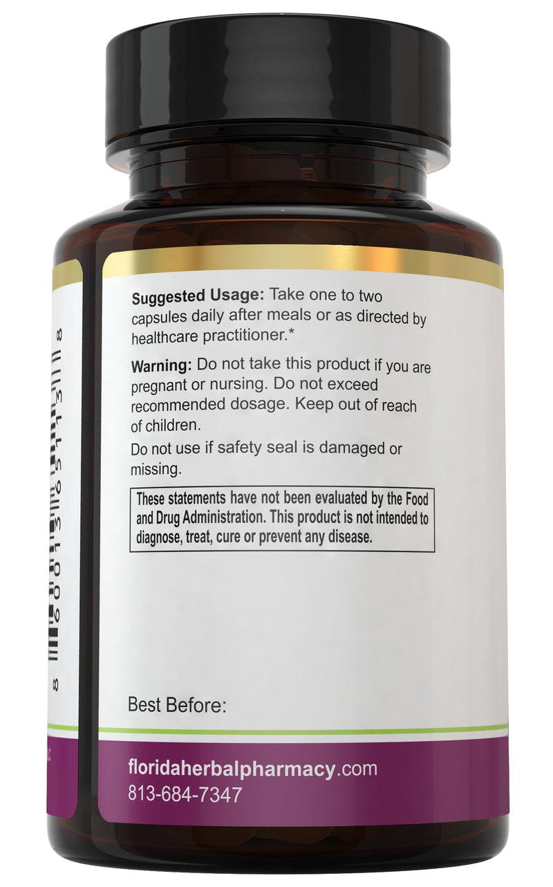 Florida Herbal Pharmacy, Paw Paw Extract Supplement Capsules 10:1 (120 Capsules) 500 mg per Capsule, 1000 mg Serving (Pack of 1)
