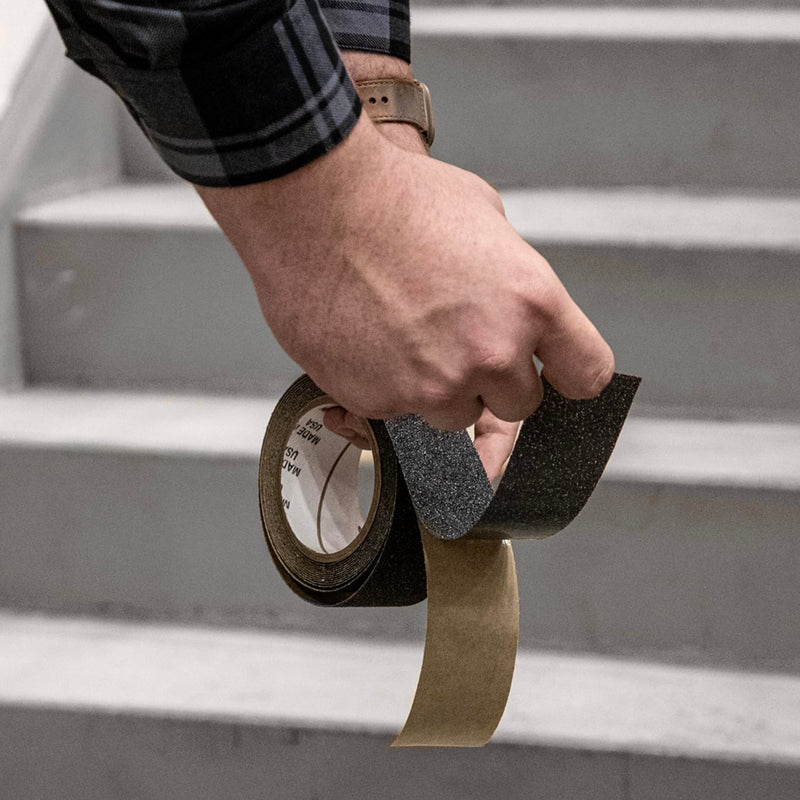 Buyers Products AST215 Anti-Skid Tape, 2" x 15', Traction Tape for Stairs, Grip Tape for Steps 2 Inch x 15 Feet