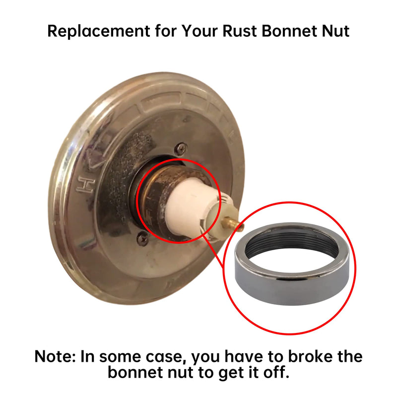 RP19804 RP46074 Shower Cartridge Replacement for Delta 1300/1400 Series 13/14 Series, Compatible with Delta Monitor MultiChoice Rough-in Valve, Include RP22734 (RP46074+Bonnet Nut) RP46074+Bonnet Nut