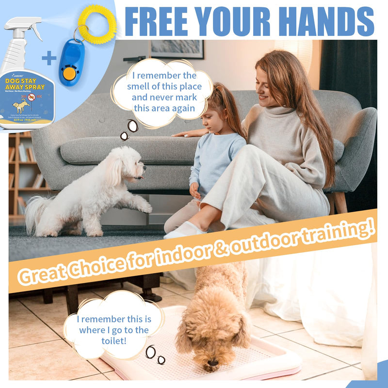 32 Oz Dog not here Pee - Pet No More Marking for Indoors & Outdoor Use - Effective Solution for Managing Dog Urination Issues at Home 32.0 Fl Oz