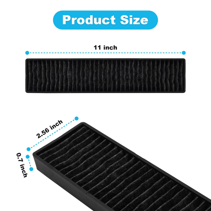 Replacement Filter Fit for LG Microwave Filter 5230W1A003A JVM7195SK6SS LMV1650ST, LMV1650SW, LMV2031BD, LMV2031SB,LMVM2085SB, LMVH1711ST, LMV2031ST Charcoal Filter (Pack of 1)