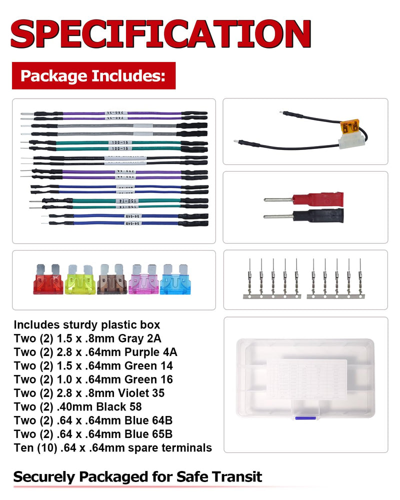 1ST TP-300-A Terminal Test Probe Kit Compatible Suitable for GM Vehicles, Repalces OE: TP300A EL-35616-300-A J-35616