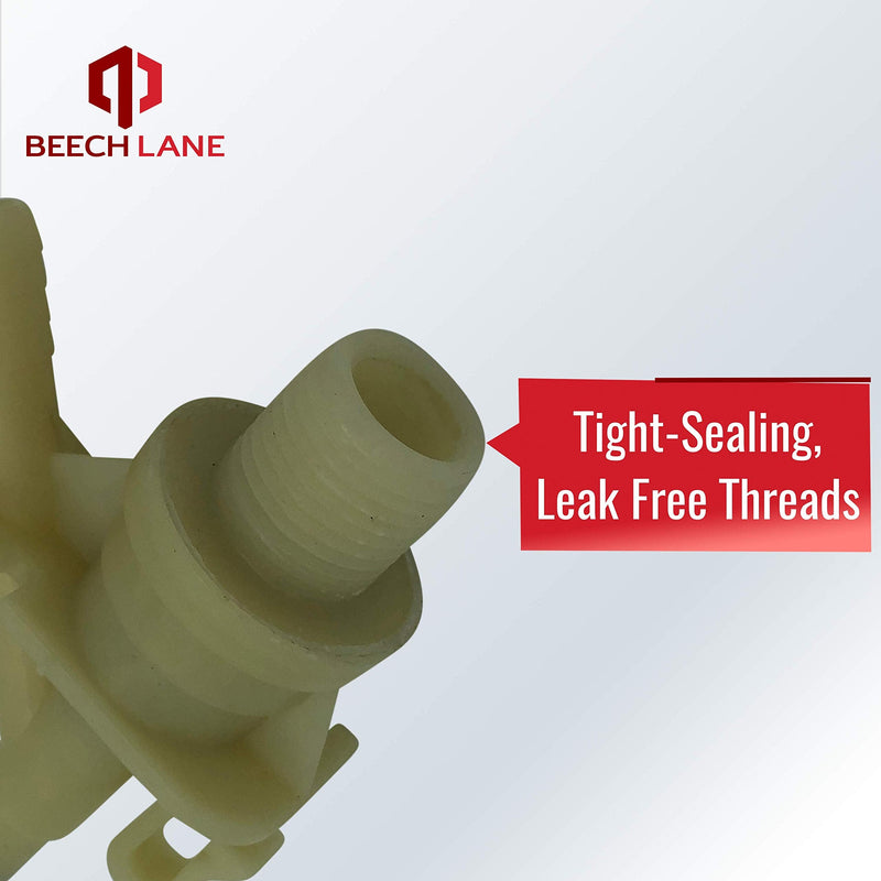 Beech Lane Upgraded Water Valve Kit Replaces 385311641 for Dometic Toilets 300, 310, and 320, Increased Freeze Resistance, Long Valve Lifespan, Ultrasonic Sealing Safeguards Against Leaks (Natural) Natural