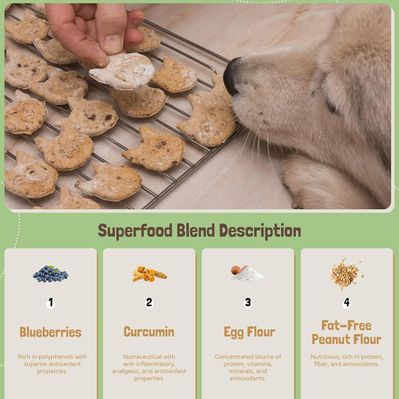 BoneItUp Healthy Treat Baking Mix & Soft Allergy Chews Bundle – Low Calorie Snacks & Daily Allergy Relief for Dogs