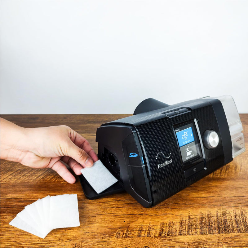 resplabs CPAP Filters Compatible with The ResMed AirSense, AirCurve 10 & S9 Machine (Pack of 60)