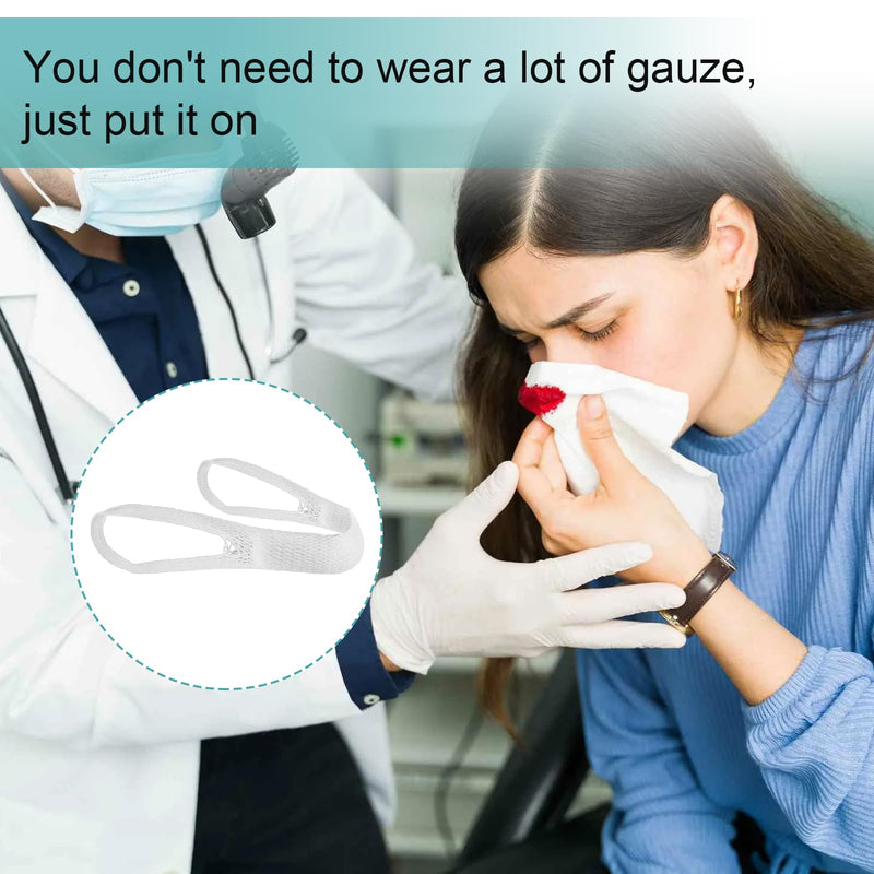 Elastic Nose Bandage, Nasal Bandage Nose Surgery Elastic Bandage Dressing Holder for Nose Surgery Elastic Bandage Post Surgical Procedures Nasal Postoperative Supplies(20 Pcs) 1 - NewNest Australia