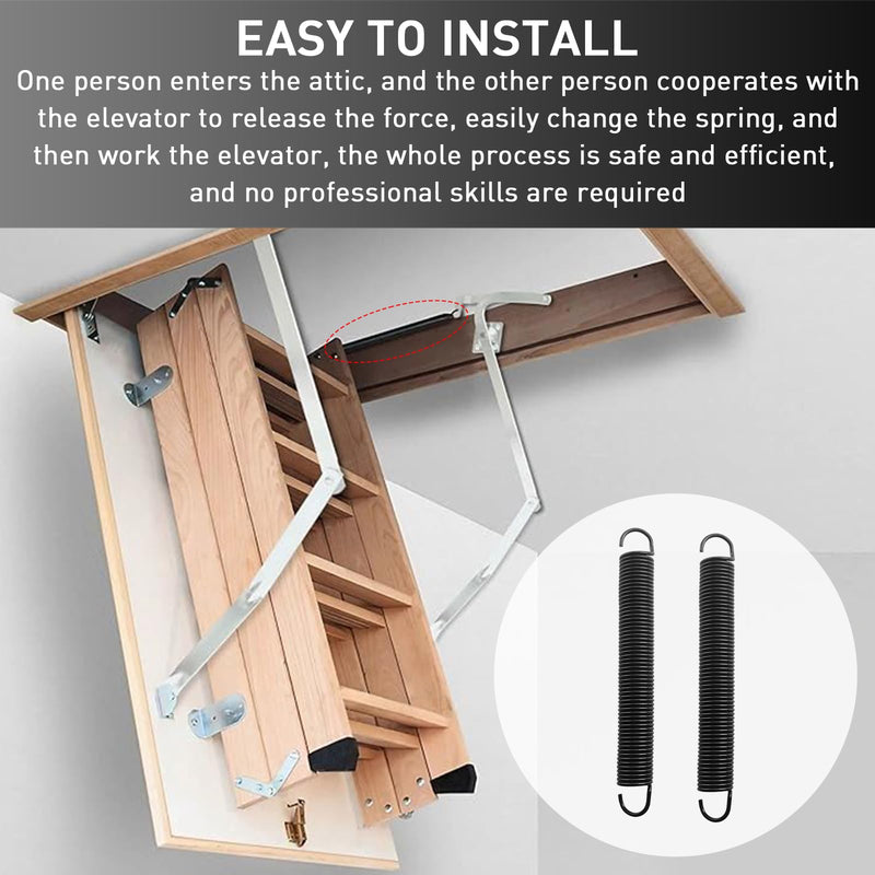 56-1 Attic Ladder Springs, for Werner Attic Ladders W2208 W2210 W2508 W2510 WH2208 WH2210 WH2508 WH2510-2 Pcs