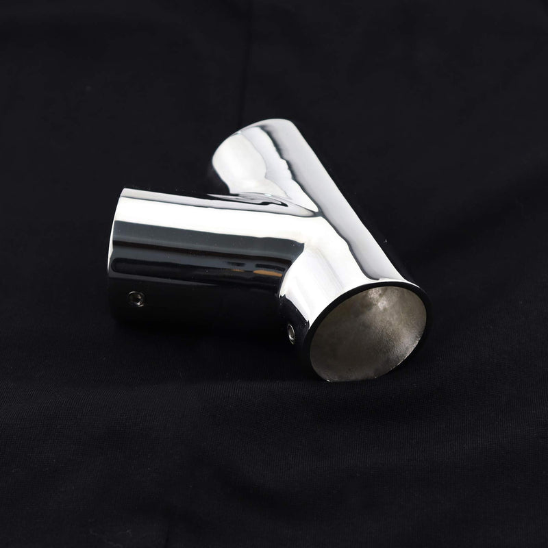 NRC&XRC Marine Grade 316 Stainless Steel Polished Hand Rail Fitting- 60 Degree T/Tee for 1-1/4" Tube（1PC）