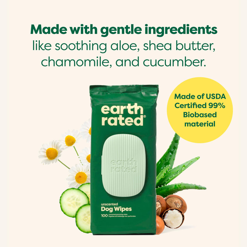 Earth Rated Ultimate Dog Grooming Bundle - Includes Unscented Dog Grooming Wipes, Hypoallergenic Plant Based Dog Ear Wipes, Hypoallergenic Plant Based Dog Eye Wipes - PawsPlanet Australia