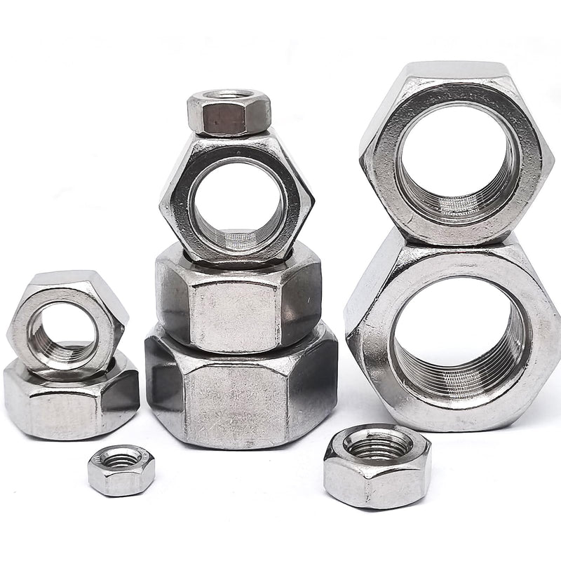5pcs M14 x 1.5mm Pitch Hex Nuts Stainless Hex Nu, Metric Fine Thread Hex Nuts M14-1.5mm
