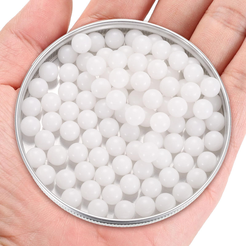 uxcell 100pcs POM Bearing Balls 8mm Solid Plastic Bearing Balls, Precision POM Balls