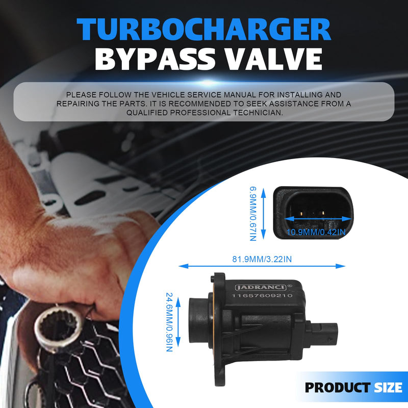 11657609210 Turbocharger Boost Pressure Relief Valve for BMW 228I 320I 328I 428I 528I X1 X3 X4 X5 Z4 2.0L 2012-2018 M2 3.0L 2016-2018 M760I M760LI 6.6L 2017-2020 Replace 704216050 0892281