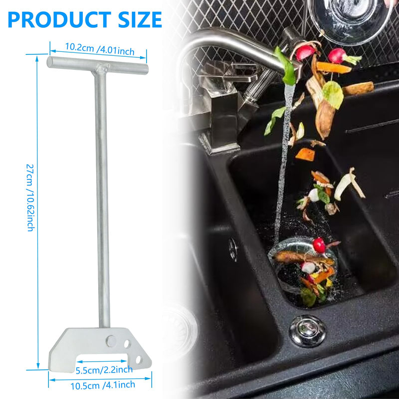 Garbage Disposer Unjamming Wrench Compatible for Moen Garbage Disposals,Conveniently Removes Kitchen Sink Clogs and Clutter from Above The Sink