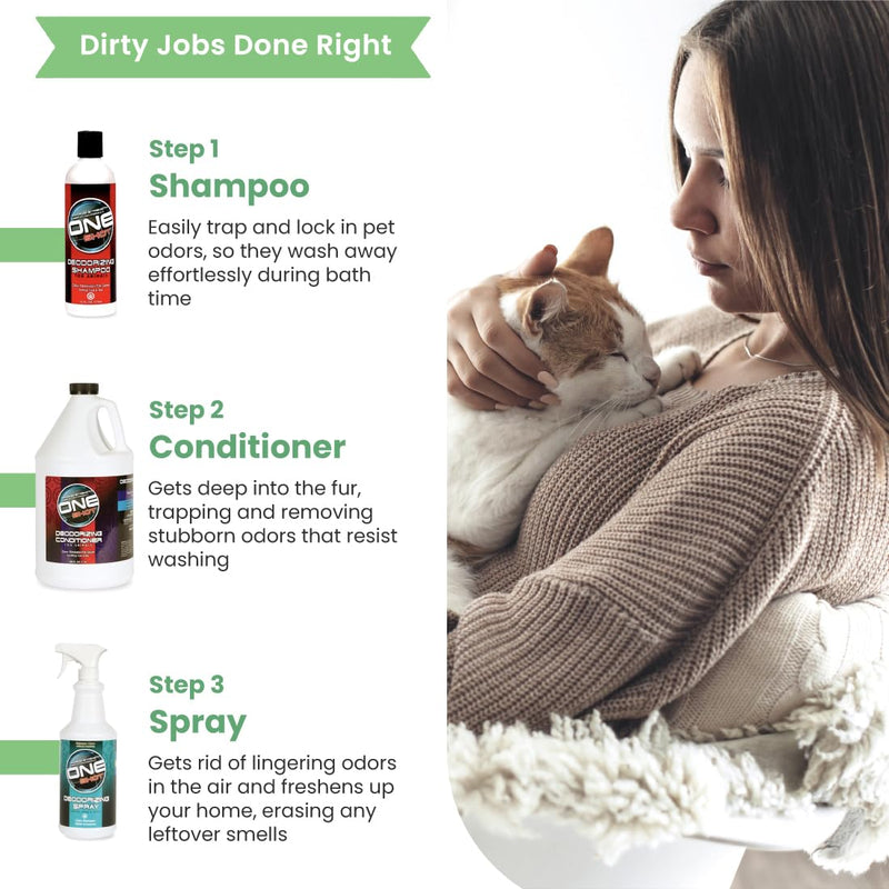 Best Shot One Shot Deodorizing Shampoo, Coat and Skincare Product for Dogs, Cats, and Horses, Eliminates Foul Odors, De-Skunk, Ready-to-Use, 16 Oz. - PawsPlanet Australia