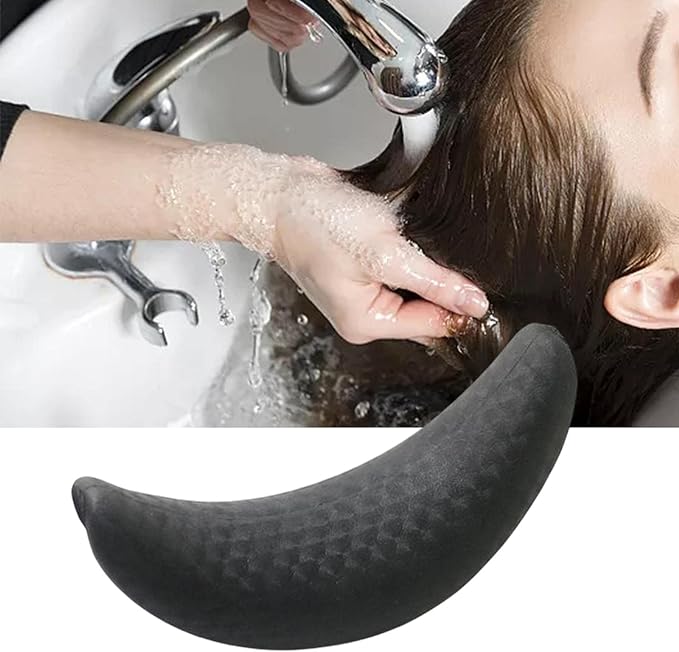 GENERIC Shampoo Bowl Neck Rest Salon Neck Pillow Wash Sink Cushion Sink Cushion Comfortable Silicone Durable Shampoo Bowl Neck Pad for Hair Washing - NewNest Australia