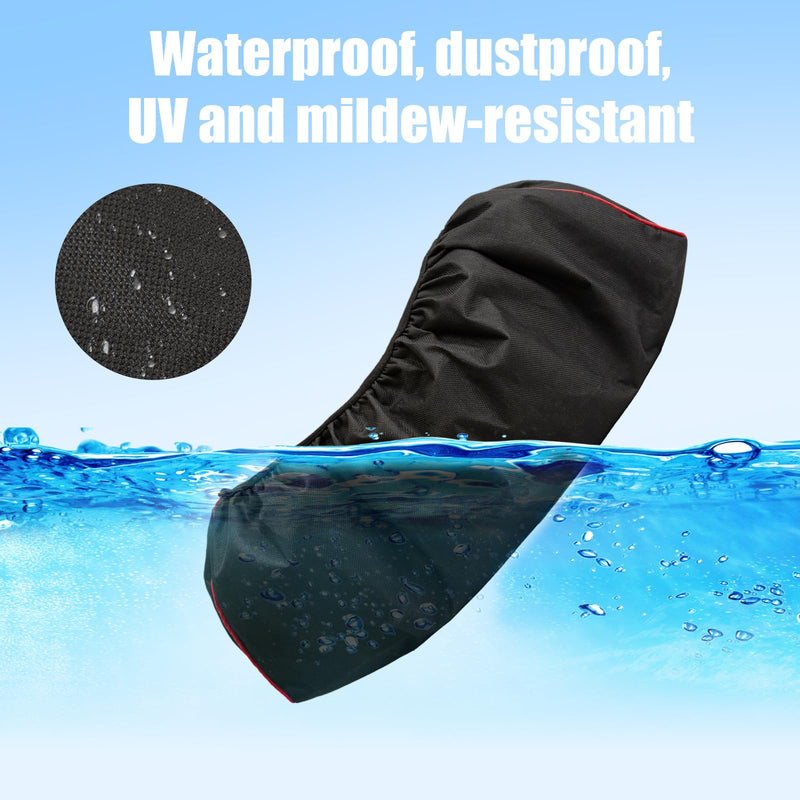 Winch Cover,Heavy Duty Waterproof Winch Cover with Elastic,Indoor/Outdoor Winch Accessories,Weather Resistant Cover for Electric Winches 8,500 lb-175,00 lb for Your Jeep,ATV,Boat,Trailer,Sailboat Blackx1