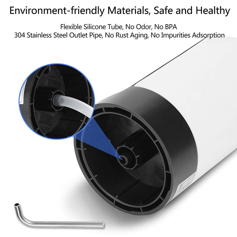 Water Bottle Pump 5 Gallon Water bottle dispenser USB Charging Automatic Drinking Water Pump Portable Electric Water Dispenser Water Bottle Switch Round-B