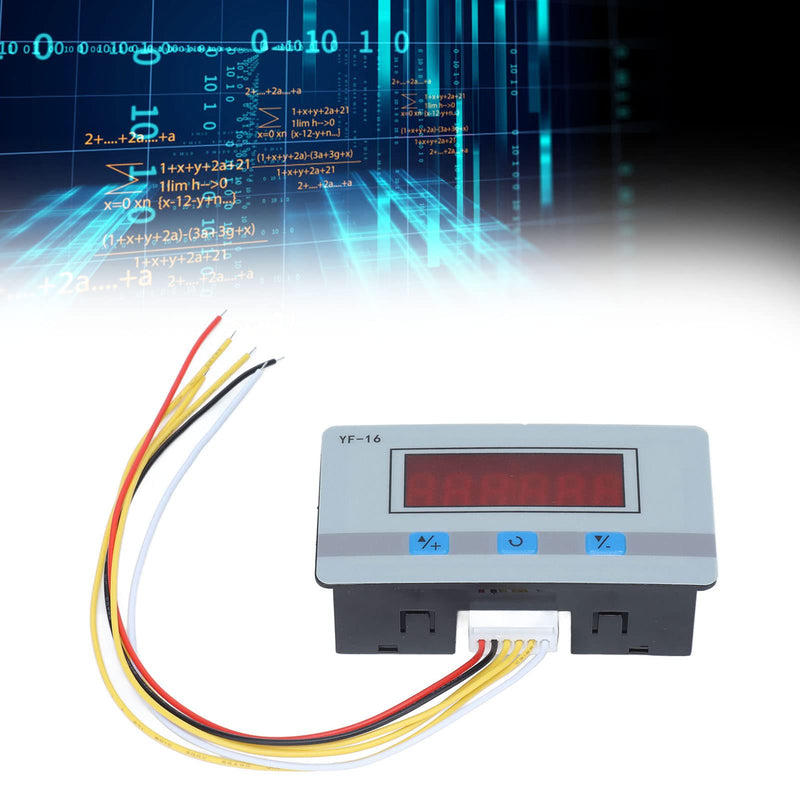 Digital Display Counter Digital Counter 1‑999999 Times Auto Detection Tally 5‑24V YF‑16 for Industrial Control